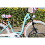 Dámsky retro bicykel Hliníkový 28" Lavida 3-prevodový Modro ružový